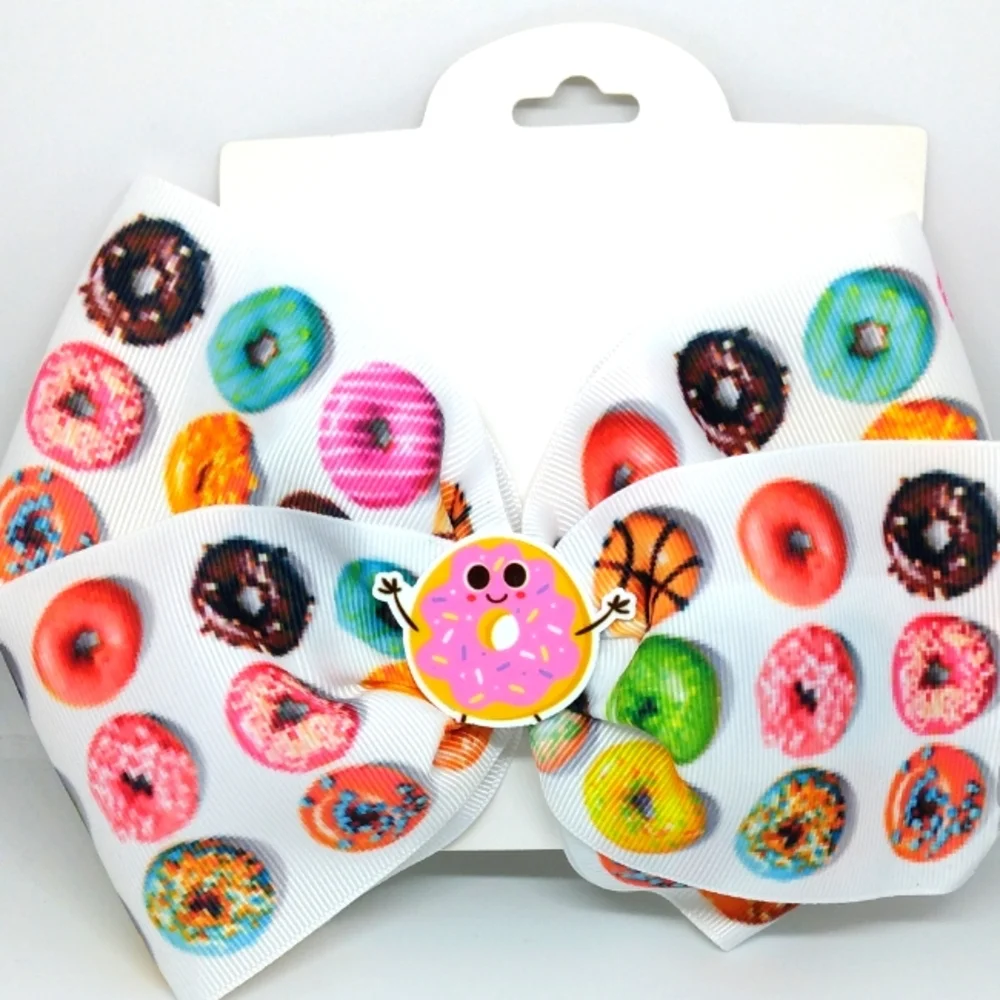 Donut hair bow